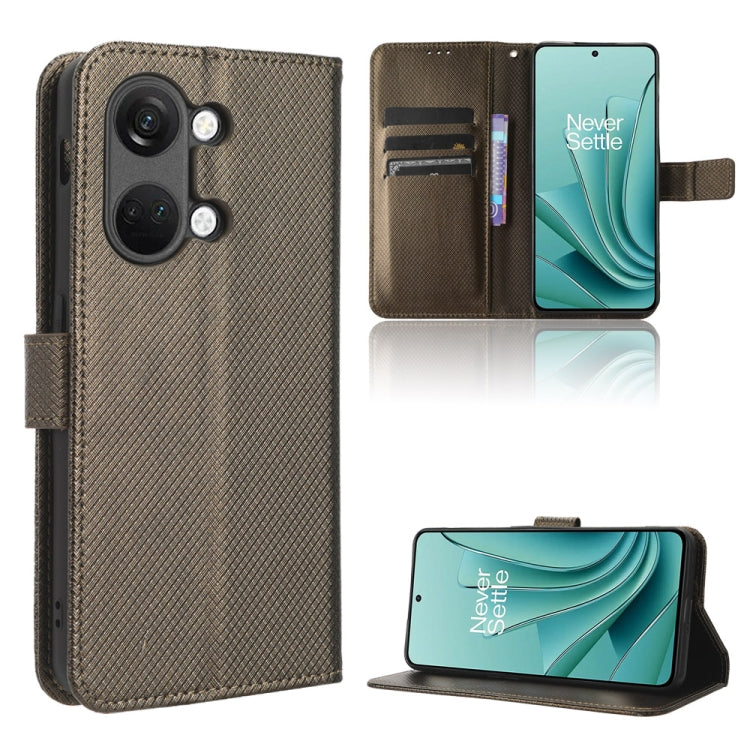 Custodia in pelle con trama a diamante per OnePlus Ace 2V