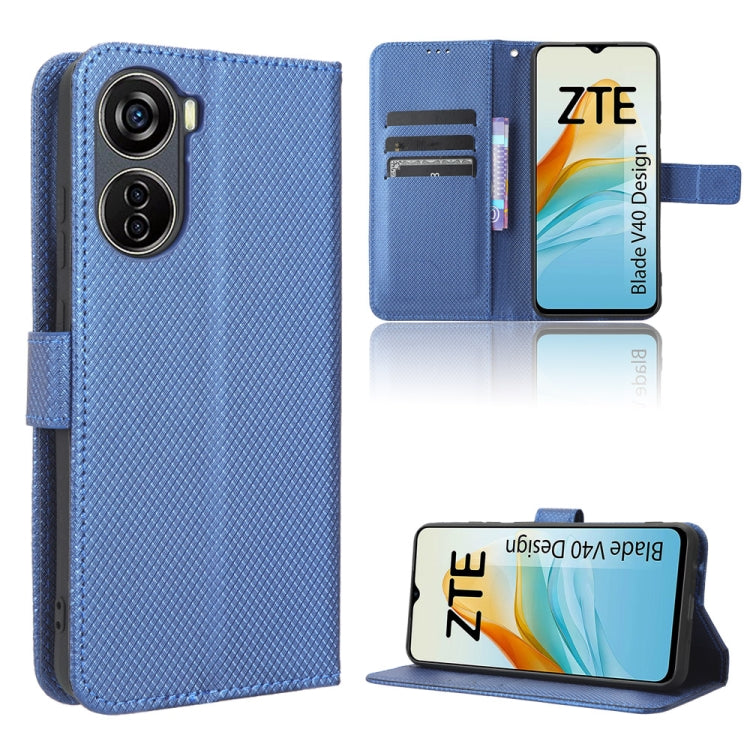 Custodia in pelle con trama a diamante per OnePlus Ace 2V