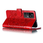 Custodia in pelle per telefono con motivo a goffratura Sun Mandala, For Xiaomi Redmi K50 Ultra, For Xiaomi Redmi K60, For Xiaomi Redmi Note 12 5G Global