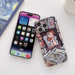 Custodia per PC lucida con pittura a olio con foro preciso, For iPhone 12 Pro, For iPhone 12 Pro Max, For iPhone 11, For iPhone 11 Pro Max