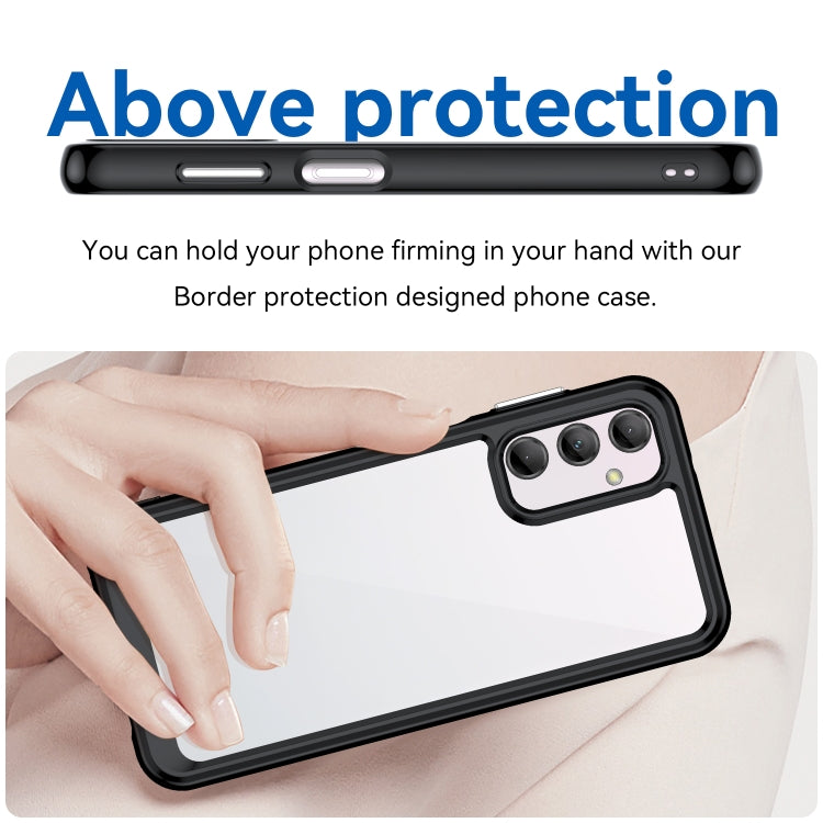 Custodia per telefono in acrilico + TPU serie colorata, For Samsung Galaxy M14 5G