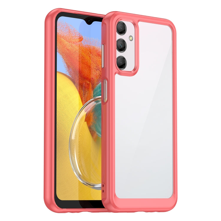 Custodia per telefono in acrilico + TPU serie colorata, For Samsung Galaxy M14 5G