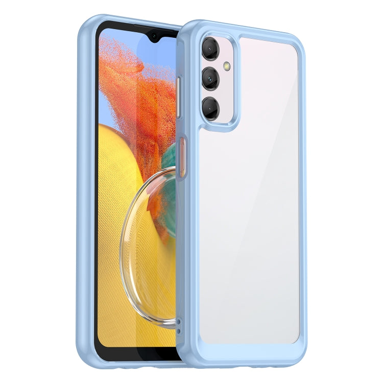 Custodia per telefono in acrilico + TPU serie colorata, For Samsung Galaxy M14 5G