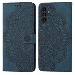 Custodia per cellulare in pelle flip goffrata con mandala, For Samsung Galaxy A24 4G, For Xiaomi Redmi 12C, For Xiaomi Redmi Note 12 4G Global, For Xiaomi Redmi Note 12 5G Global/Poco X5, For Xiaomi Redmi Note 12 Pro 5G/Poco X5 Pro