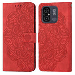 Custodia per cellulare in pelle flip goffrata con mandala, For Samsung Galaxy A24 4G, For Xiaomi Redmi 12C, For Xiaomi Redmi Note 12 4G Global, For Xiaomi Redmi Note 12 5G Global/Poco X5, For Xiaomi Redmi Note 12 Pro 5G/Poco X5 Pro