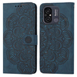 Custodia per cellulare in pelle flip goffrata con mandala, For Samsung Galaxy A24 4G, For Xiaomi Redmi 12C, For Xiaomi Redmi Note 12 4G Global, For Xiaomi Redmi Note 12 5G Global/Poco X5, For Xiaomi Redmi Note 12 Pro 5G/Poco X5 Pro