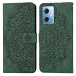 Custodia per cellulare in pelle flip goffrata con mandala, For Samsung Galaxy A24 4G, For Xiaomi Redmi 12C, For Xiaomi Redmi Note 12 4G Global, For Xiaomi Redmi Note 12 5G Global/Poco X5, For Xiaomi Redmi Note 12 Pro 5G/Poco X5 Pro