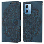 Custodia per cellulare in pelle flip goffrata con mandala, For Samsung Galaxy A24 4G, For Xiaomi Redmi 12C, For Xiaomi Redmi Note 12 4G Global, For Xiaomi Redmi Note 12 5G Global/Poco X5, For Xiaomi Redmi Note 12 Pro 5G/Poco X5 Pro