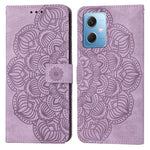Custodia per cellulare in pelle flip goffrata con mandala, For Samsung Galaxy A24 4G, For Xiaomi Redmi 12C, For Xiaomi Redmi Note 12 4G Global, For Xiaomi Redmi Note 12 5G Global/Poco X5, For Xiaomi Redmi Note 12 Pro 5G/Poco X5 Pro