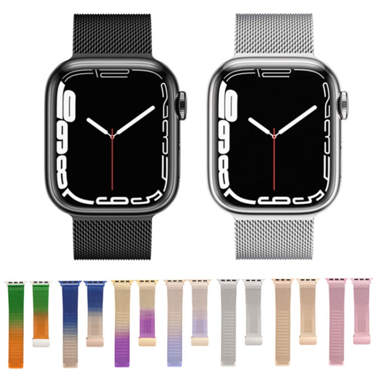 Cinturino metallo con fibbia pieghevole per Apple Watch