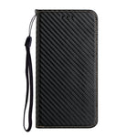 Custodia per telefono in pelle con vibrazione magnetica in fibra di carbonio, For Samsung Galaxy A24 4G, For Xiaomi Redmi 12C, For Xiaomi Redmi Note 12 4G Global, For Xiaomi Redmi Note 12 5G Global/Poco X5