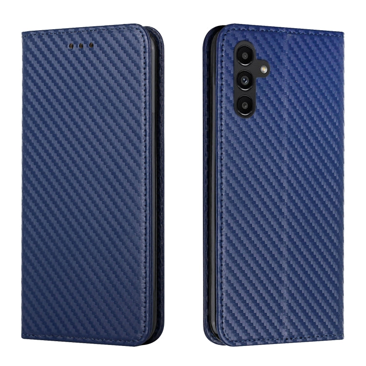Custodia per telefono in pelle con vibrazione magnetica in fibra di carbonio, For Samsung Galaxy A24 4G, For Xiaomi Redmi 12C, For Xiaomi Redmi Note 12 4G Global, For Xiaomi Redmi Note 12 5G Global/Poco X5