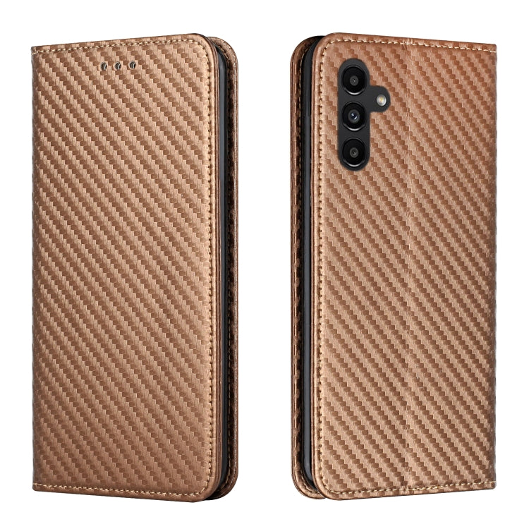 Custodia per telefono in pelle con vibrazione magnetica in fibra di carbonio, For Samsung Galaxy A24 4G, For Xiaomi Redmi 12C, For Xiaomi Redmi Note 12 4G Global, For Xiaomi Redmi Note 12 5G Global/Poco X5