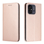 Custodia per telefono in pelle con vibrazione magnetica in fibra di carbonio, For Samsung Galaxy A24 4G, For Xiaomi Redmi 12C, For Xiaomi Redmi Note 12 4G Global, For Xiaomi Redmi Note 12 5G Global/Poco X5