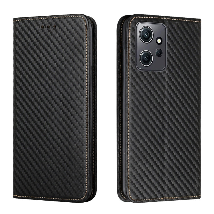 Custodia per telefono in pelle con vibrazione magnetica in fibra di carbonio, For Samsung Galaxy A24 4G, For Xiaomi Redmi 12C, For Xiaomi Redmi Note 12 4G Global, For Xiaomi Redmi Note 12 5G Global/Poco X5