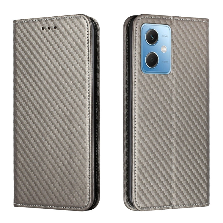 Custodia per telefono in pelle con vibrazione magnetica in fibra di carbonio, For Samsung Galaxy A24 4G, For Xiaomi Redmi 12C, For Xiaomi Redmi Note 12 4G Global, For Xiaomi Redmi Note 12 5G Global/Poco X5