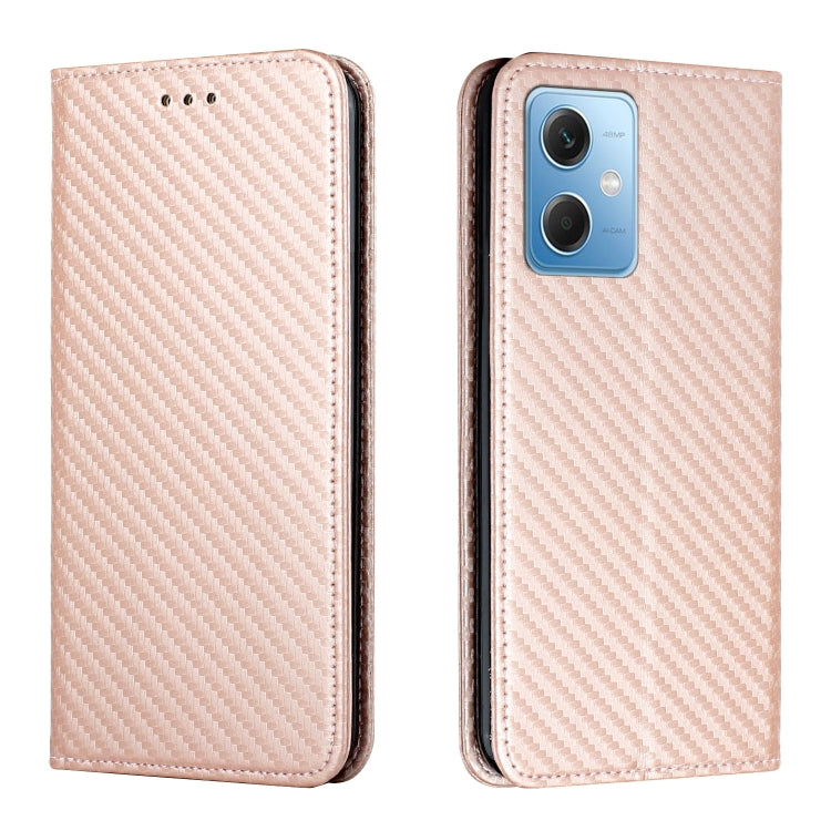 Custodia per telefono in pelle con vibrazione magnetica in fibra di carbonio, For Samsung Galaxy A24 4G, For Xiaomi Redmi 12C, For Xiaomi Redmi Note 12 4G Global, For Xiaomi Redmi Note 12 5G Global/Poco X5