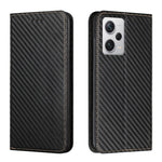 Custodia per telefono in pelle con vibrazione magnetica in fibra di carbonio, For Xiaomi Redmi Note 12 Pro 5G/Poco X5 Pro