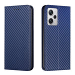 Custodia per telefono in pelle con vibrazione magnetica in fibra di carbonio, For Xiaomi Redmi Note 12 Pro 5G/Poco X5 Pro