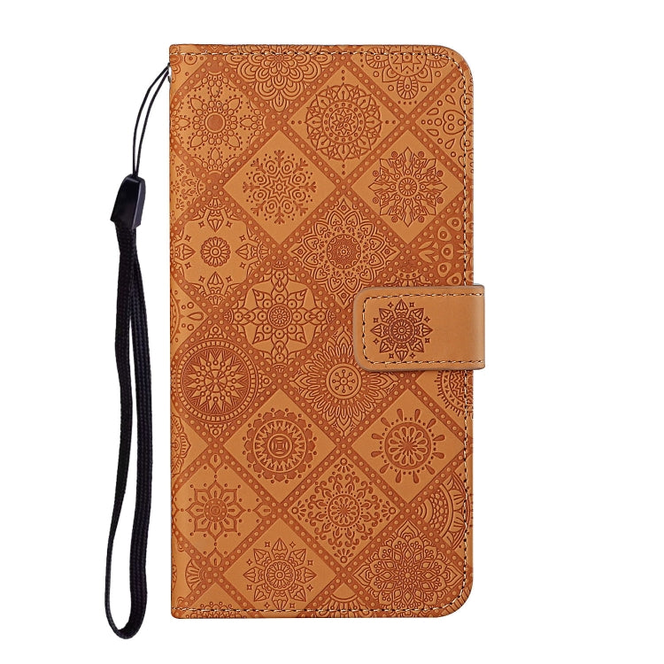 Custodia per cellulare in pelle con motivo goffrato stile etnico, For Samsung Galaxy A24 4G, For Xiaomi Redmi 12C, For Xiaomi Redmi Note 12 4G Global