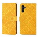 Custodia per cellulare in pelle con motivo goffrato stile etnico, For Samsung Galaxy A24 4G, For Xiaomi Redmi 12C, For Xiaomi Redmi Note 12 4G Global