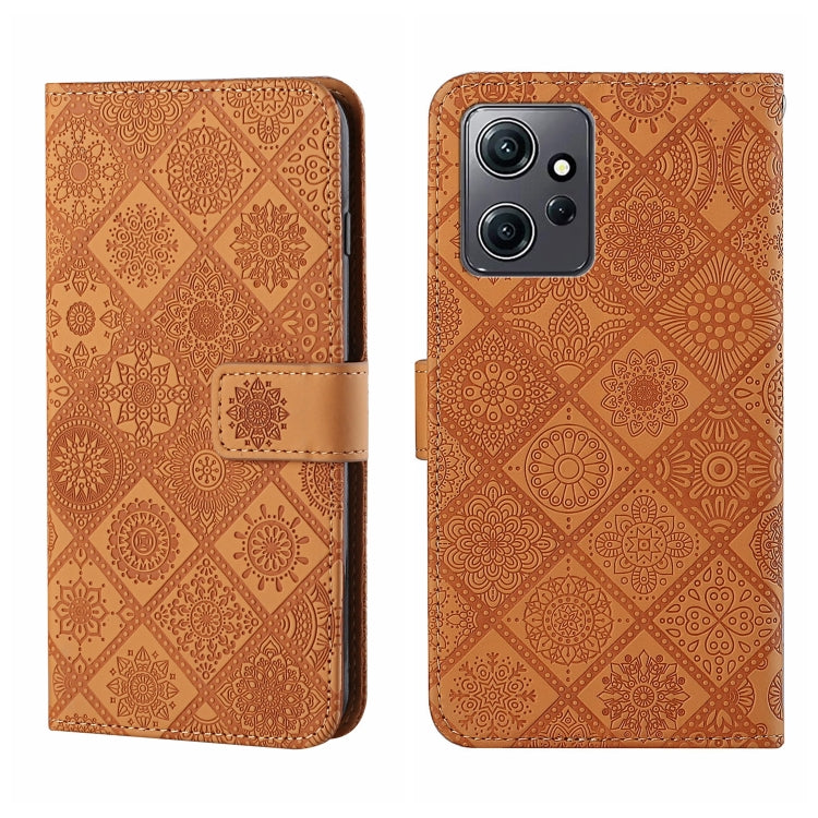 Custodia per cellulare in pelle con motivo goffrato stile etnico, For Samsung Galaxy A24 4G, For Xiaomi Redmi 12C, For Xiaomi Redmi Note 12 4G Global