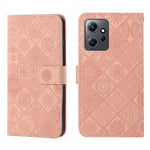 Custodia per cellulare in pelle con motivo goffrato stile etnico, For Samsung Galaxy A24 4G, For Xiaomi Redmi 12C, For Xiaomi Redmi Note 12 4G Global