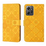 Custodia per cellulare in pelle con motivo goffrato stile etnico, For Samsung Galaxy A24 4G, For Xiaomi Redmi 12C, For Xiaomi Redmi Note 12 4G Global
