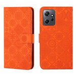 Custodia per cellulare in pelle con motivo goffrato stile etnico, For Samsung Galaxy A24 4G, For Xiaomi Redmi 12C, For Xiaomi Redmi Note 12 4G Global