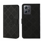 Custodia per cellulare in pelle con motivo goffrato stile etnico, For Samsung Galaxy A24 4G, For Xiaomi Redmi 12C, For Xiaomi Redmi Note 12 4G Global