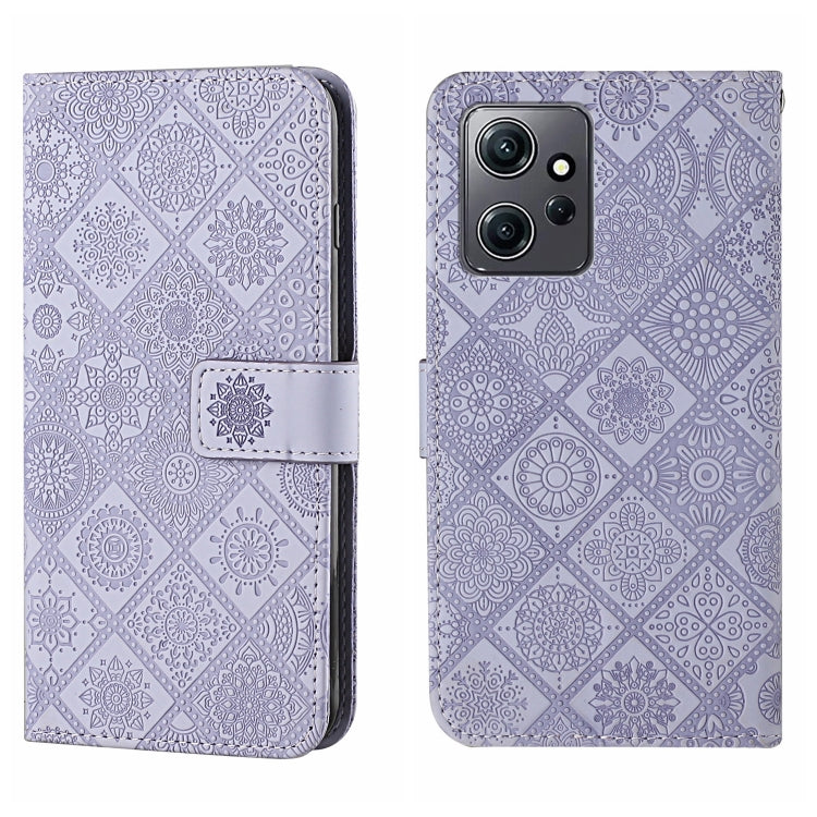Custodia per cellulare in pelle con motivo goffrato stile etnico, For Samsung Galaxy A24 4G, For Xiaomi Redmi 12C, For Xiaomi Redmi Note 12 4G Global