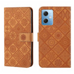 Custodia per cellulare in pelle con motivo goffrato stile etnico, For Xiaomi Redmi Note 12 5G Global/Poco X5, For Xiaomi Redmi Note 12 Pro 5G/Poco X5 Pro