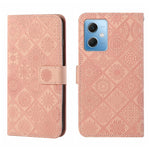 Custodia per cellulare in pelle con motivo goffrato stile etnico, For Xiaomi Redmi Note 12 5G Global/Poco X5, For Xiaomi Redmi Note 12 Pro 5G/Poco X5 Pro