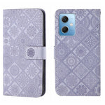 Custodia per cellulare in pelle con motivo goffrato stile etnico, For Xiaomi Redmi Note 12 5G Global/Poco X5, For Xiaomi Redmi Note 12 Pro 5G/Poco X5 Pro