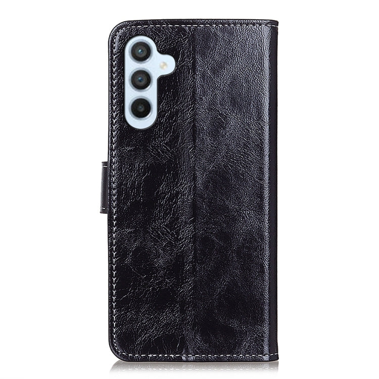Custodia per cellulare in pelle a vibrazione orizzontale con struttura retrò Crazy Horse, For Samsung Galaxy M14