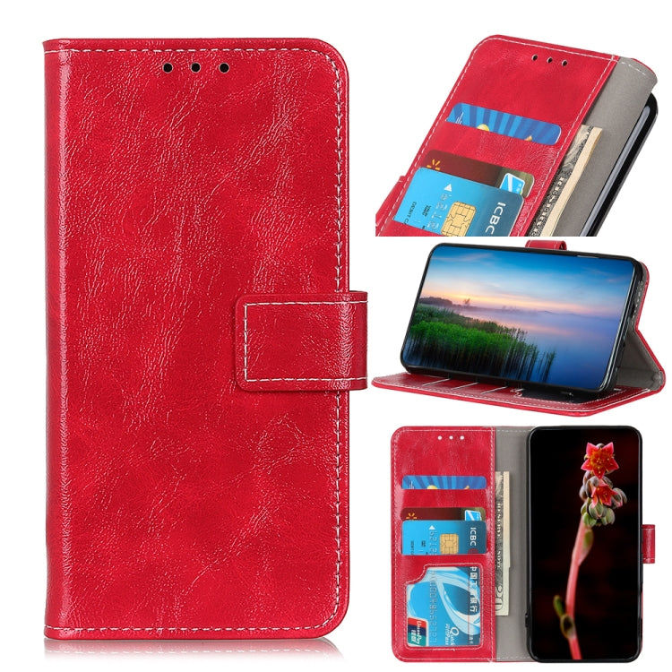 Custodia per cellulare in pelle a vibrazione orizzontale con struttura retrò Crazy Horse, For Samsung Galaxy M14