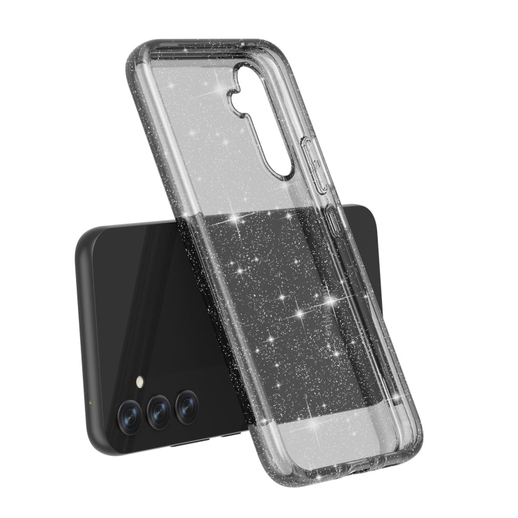 Custodia per telefono in polvere glitter Terminator antiurto, For Samsung Galaxy A34 5G