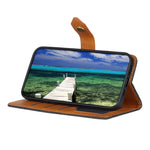 Custodia per telefono in pelle goffrata floreale europea, For Samsung Galaxy M14
