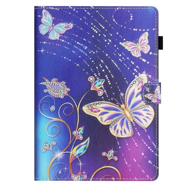 Custodia per tablet in pelle intelligente con cuciture colorate, For Samsung Galaxy Tab A 10.1 2019 T510/T515, For Huawei MatePad T10 / T10s / Enjoy Tablet 2