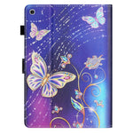 Custodia per tablet in pelle intelligente con cuciture colorate, For Samsung Galaxy Tab A 10.1 2019 T510/T515, For Huawei MatePad T10 / T10s / Enjoy Tablet 2