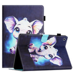Custodia per tablet in pelle intelligente con cuciture colorate, For Samsung Galaxy Tab A 10.1 2019 T510/T515, For Huawei MatePad T10 / T10s / Enjoy Tablet 2