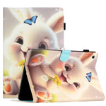 Custodia per tablet in pelle intelligente con cuciture colorate, For Samsung Galaxy Tab A 10.1 2019 T510/T515, For Huawei MatePad T10 / T10s / Enjoy Tablet 2