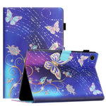 Custodia per tablet in pelle intelligente con cuciture colorate, For Samsung Galaxy Tab A 10.1 2019 T510/T515, For Huawei MatePad T10 / T10s / Enjoy Tablet 2