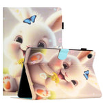 Custodia per tablet in pelle intelligente con cuciture colorate, For Samsung Galaxy Tab A 10.1 2019 T510/T515, For Huawei MatePad T10 / T10s / Enjoy Tablet 2