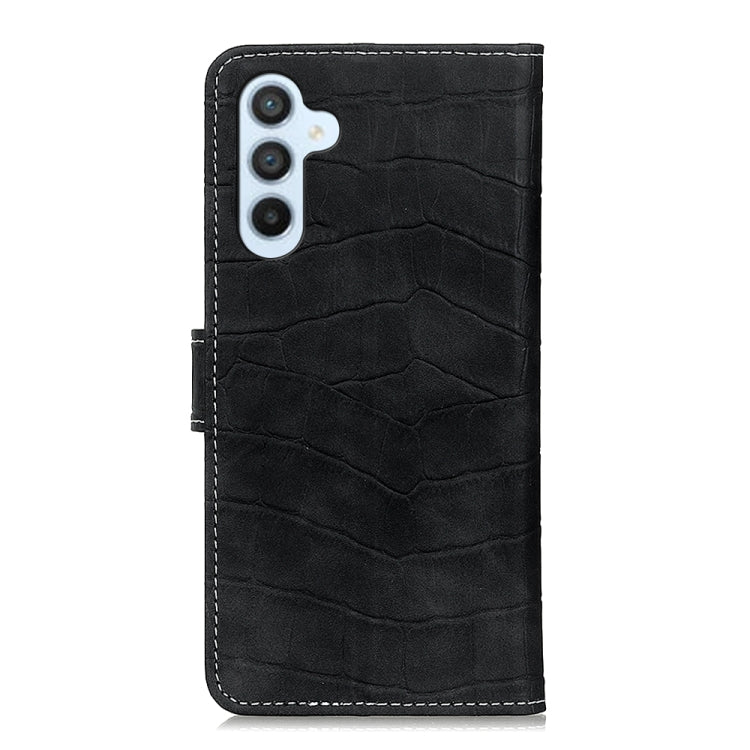 Custodia per telefono in pelle a vibrazione orizzontale con struttura in coccodrillo magnetica, For Samsung Galaxy M14