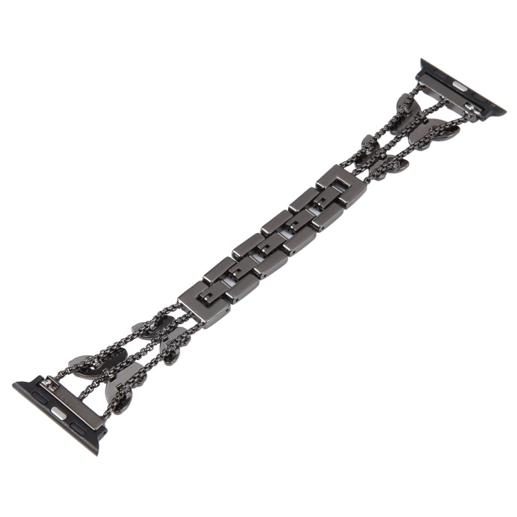 Cinturino metallo con diamanti per Apple Watch 41mm