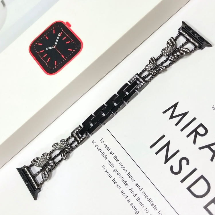 Cinturino metallo con diamanti per Apple Watch 41mm