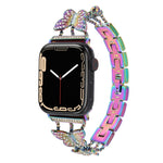 Cinturino metallo con diamanti per Apple Watch 41mm