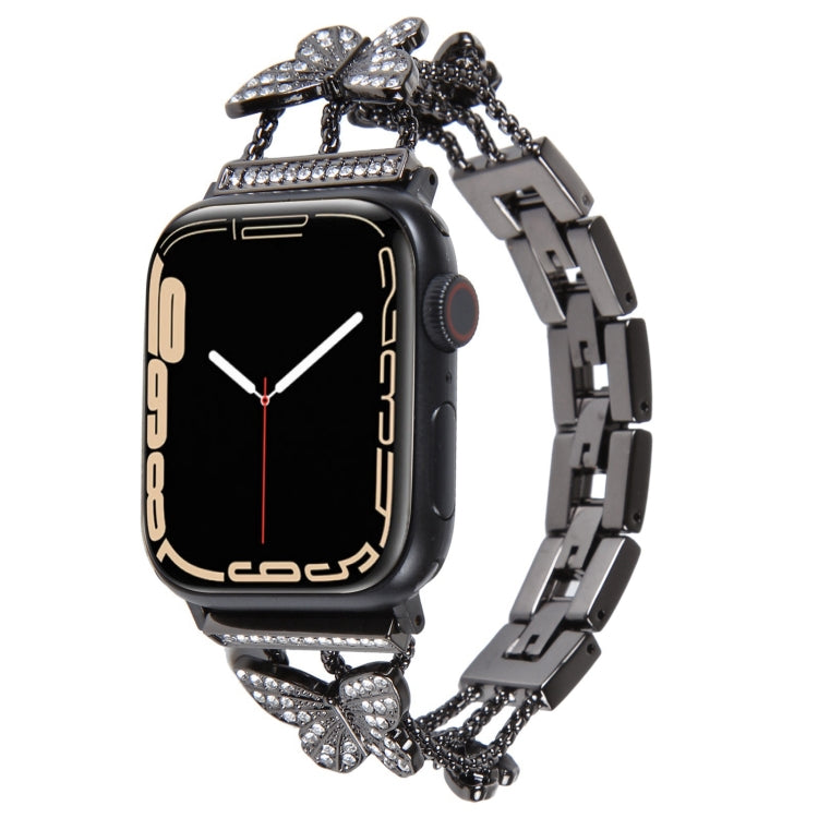 Cinturino metallo con diamanti per Apple Watch 41mm