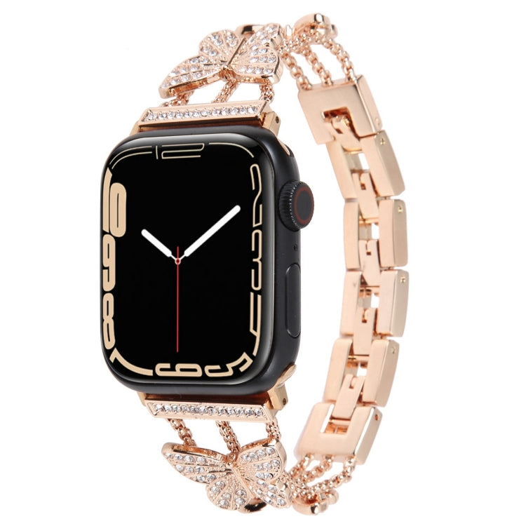 Cinturino metallo con diamanti per Apple Watch 41mm